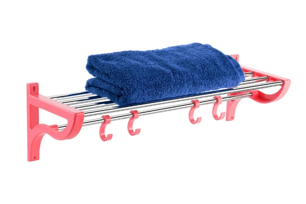 TR02 Towel rack Abs+ stainless steel pink