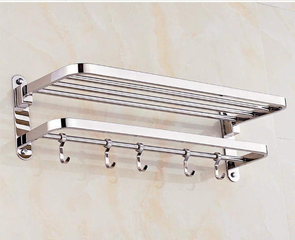 BA39 Stainless Steel 304 24 inch Towel Holder Rod for Bathroom | Kitchen | Living Room