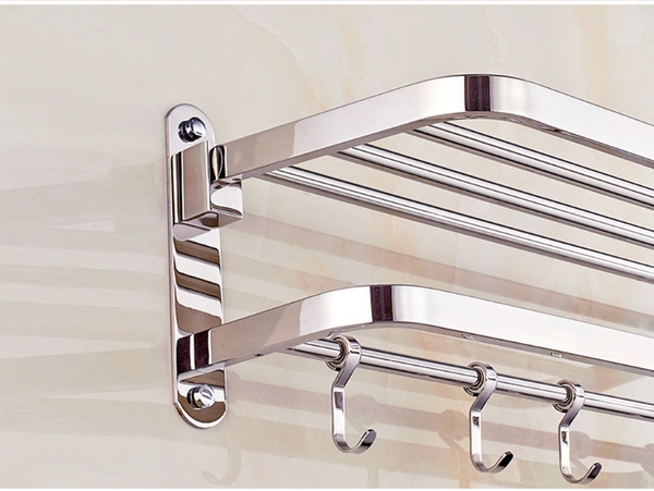 BA39 Stainless Steel 304 24 inch Towel Holder Rod for Bathroom | Kitchen | Living Room