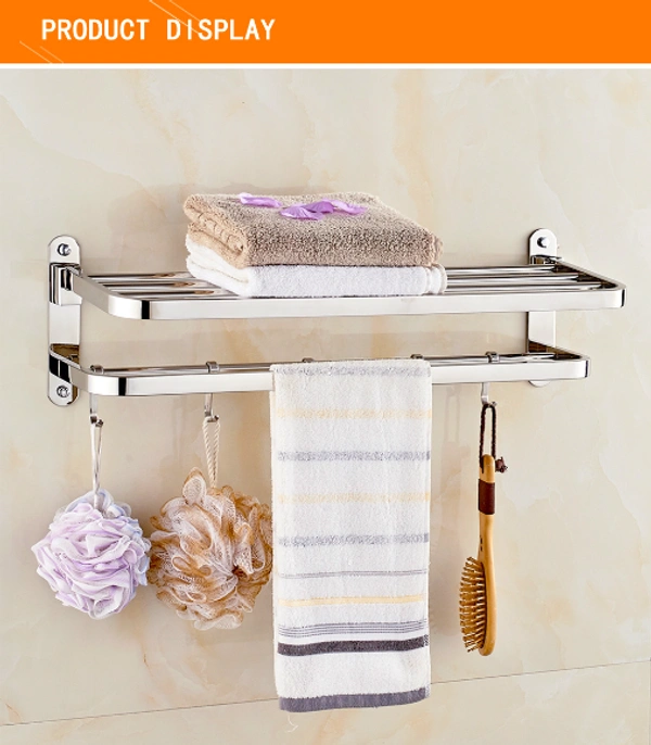 BA39 Stainless Steel 304 24 inch Towel Holder Rod for Bathroom | Kitchen | Living Room