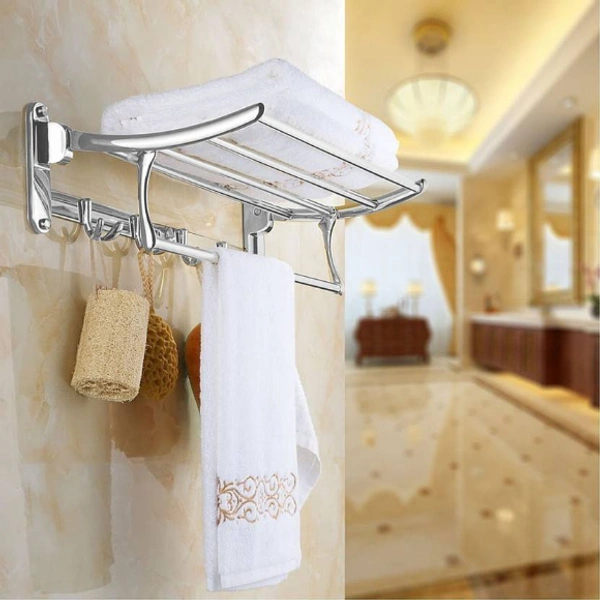 BA40 Stainless Steel Folding Towel Rack 24 INCH ABS 01