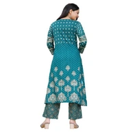 Elegant Rayon Kurta Palazzo Set  - S