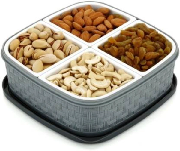 KW06 | Dry Fruit Box | Chocolate Box Pack Of 1 - Grey