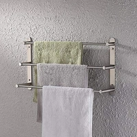 BA36 Stainless Steel 18 inch Towel Holder Rod for Bathroom | Kitchen | Living Room