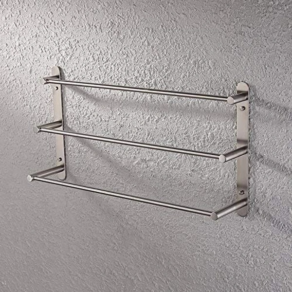 BA36 Stainless Steel 18 inch Towel Holder Rod for Bathroom | Kitchen | Living Room