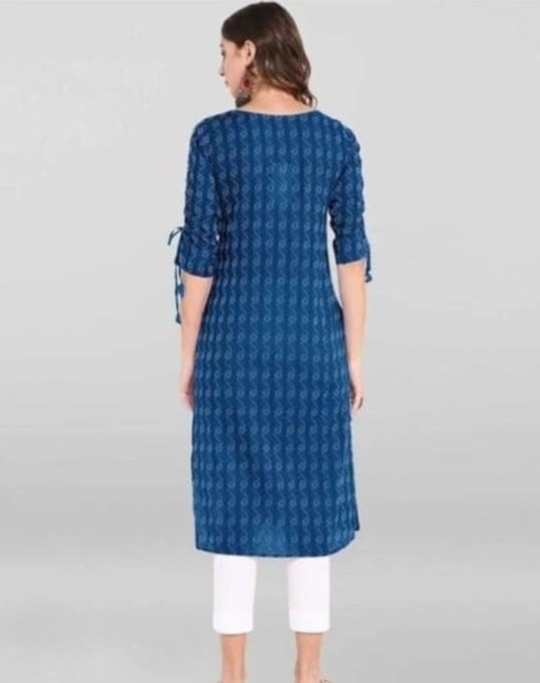 Stylish Women Kurtis | Printed Cotton Kurtis for Daily Wear - 4XL, Blue