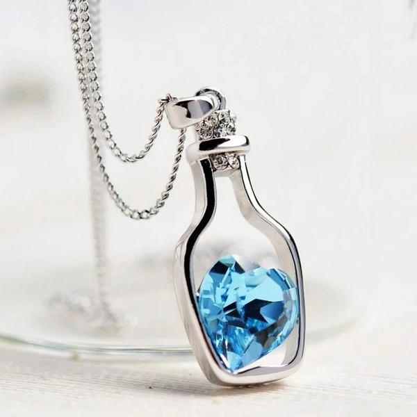 Bottle Heart Lockets