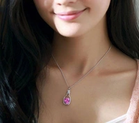 Bottle heart Lockets