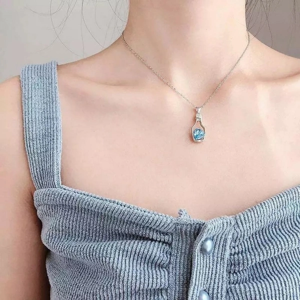 Bottle Heart Lockets