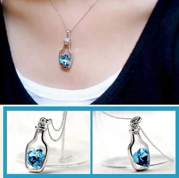 Bottle Heart Lockets