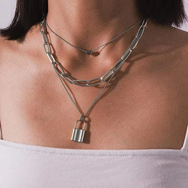 Triple Layer Silver Lockets - 