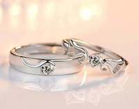 Unique Style Couple Rings | Proposal Ring Set | Rings for Men Women | Fashionable Engagement Valentine Rings Combo | Silver Polished Rings | Cpl105