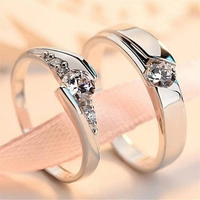 Unique Style Couple Rings | Proposal Ring Set | Rings for Men Women | Fashionable Engagement Valentine Rings Combo | Silver Polished Rings|CPL126