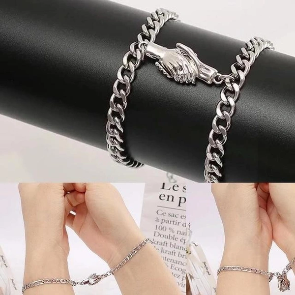 Couple Handshake Bracelets | Men Women Bracelets | Couple Bracelets