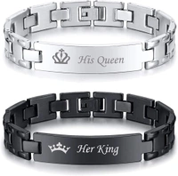 Couple Handshake Bracelets | Men Women Bracelets | Couple Bracelets