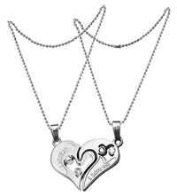 Silver Couple Heart Lockets |Men WOmen Lockets |Love lockets