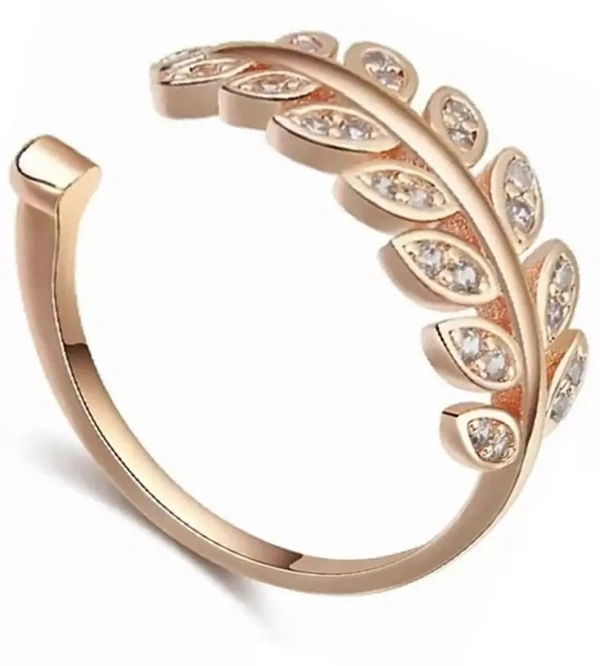Feather Shaped Rings | Women Rings | Silver polished rings