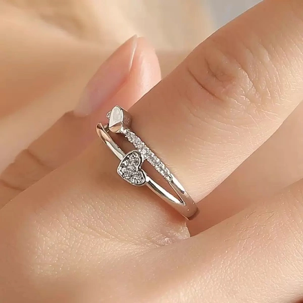Silver Polished Rings | Women Rings | Gifts For Valentine - Silver