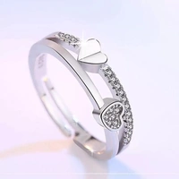 Silver Polished Rings | Women Rings | Gifts For Valentine - Silver