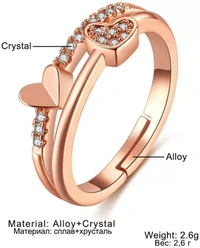 Silver Polished Rings | Women Rings | Gifts For Valentine - Rose Gold