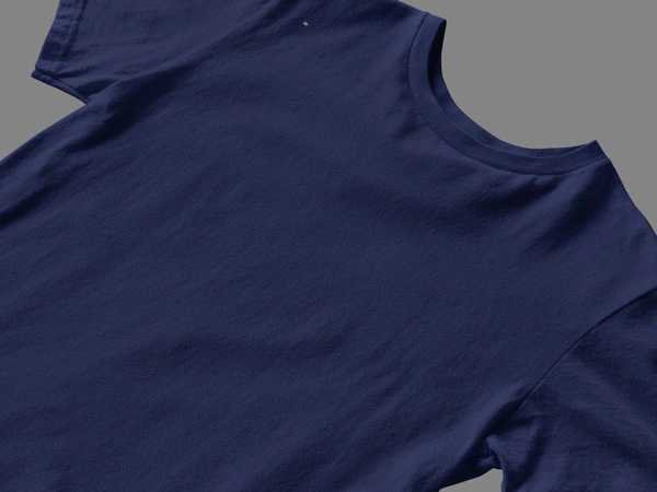 Plain Navy Blue T-shirts For Men | SR05 - XL