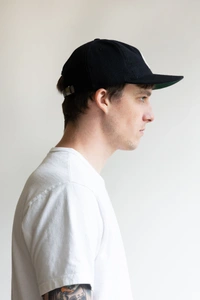 Black Caps For Summer | Elegant Stylish BASEBALL Caps | Sun burn Protection - Free Size, Black, 2