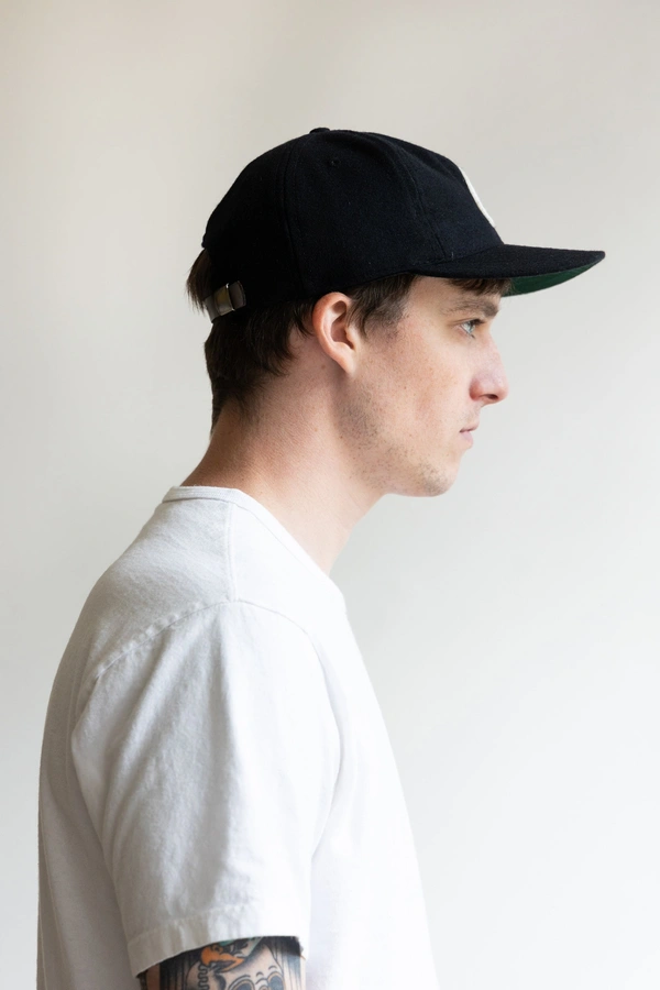 Black Caps For Summer | Elegant Stylish BASEBALL Caps | Sun burn Protection - Free Size, Black, 2