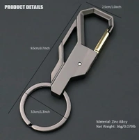 Karrington Key Chains | Heavy Metal Key Holders For Bikers Car Owners - Free Size, 1