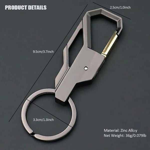 Karrington Key Chains | Heavy Metal Key Holders For Bikers Car Owners - Free Size, 1