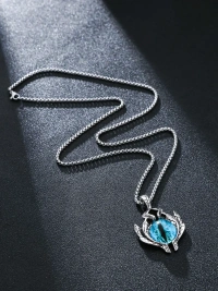 Men Pendant  Evil Eye Pendant  - Free Size, Blue, 1