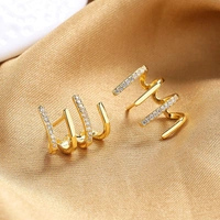 Kazare Korean Earrings Combo - 4 pairs