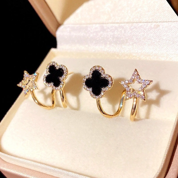 Kazare Korean Earrings Combo - 4 pairs