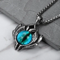 Men Pendant  Evil Eye Pendant  - Free Size, Blue, 1
