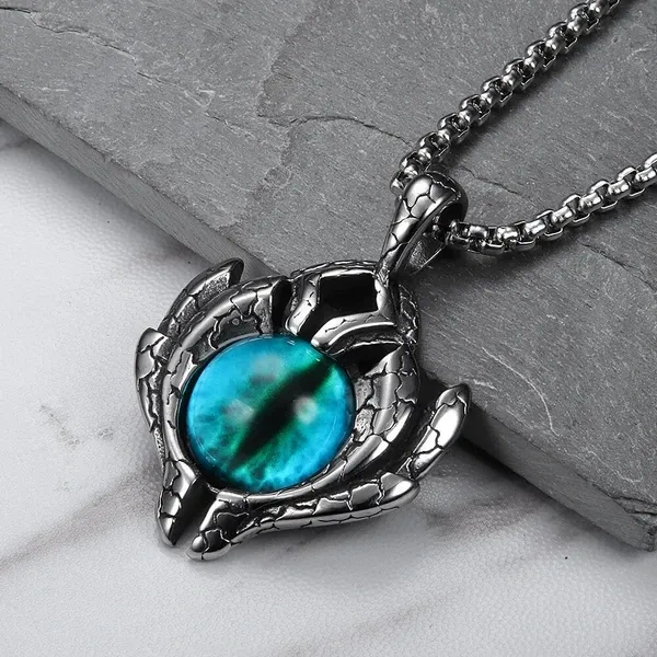 Men Pendant  Evil Eye Pendant  - Free Size, Blue, 1