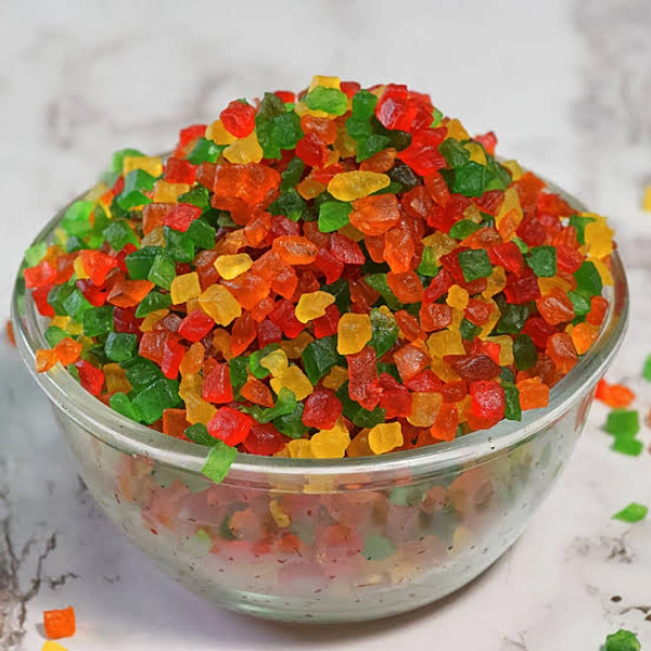 Premium Quality Tutti Frutti (Mixed Color)  - 250 Grams
