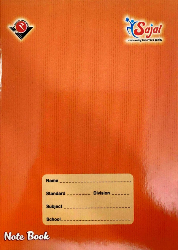 Sajal Notebook (Big Square - Math) - 24 cm x 18 cm