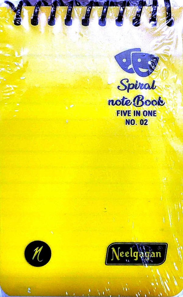 Neelgagan Spiral Notebook - 5 in 1 - 7 cm x 11 cm