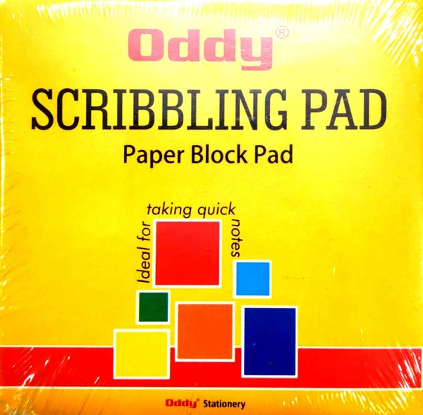 Oddy Scribbling Pad - 9.5 cm x 9.5 cm