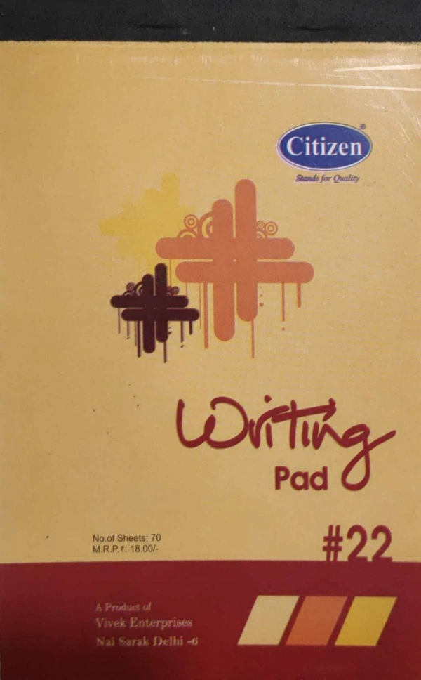 Citizen Writing Pad No. 22 - 10 cm x 16 cm
