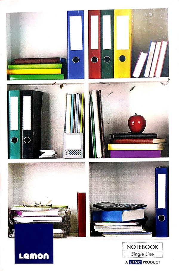 Linc Lemon Notebook (Single Line) - 8 cm x 11.8 cm