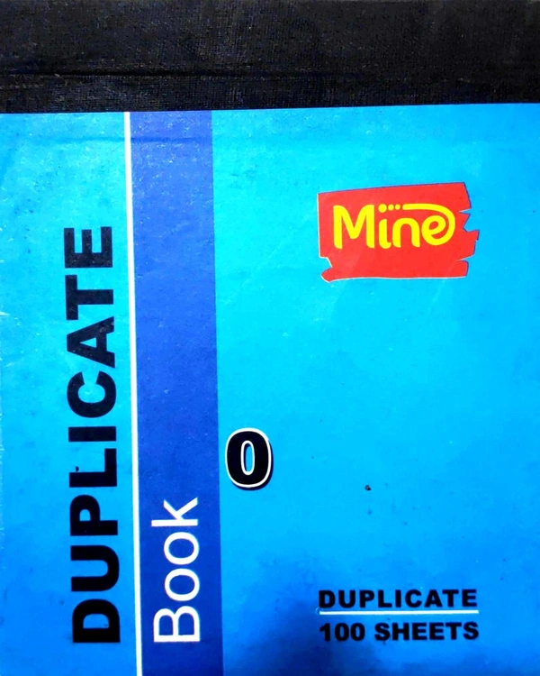 Mine Duplicate Notebook No. 0 - 12 cm x 11 cm