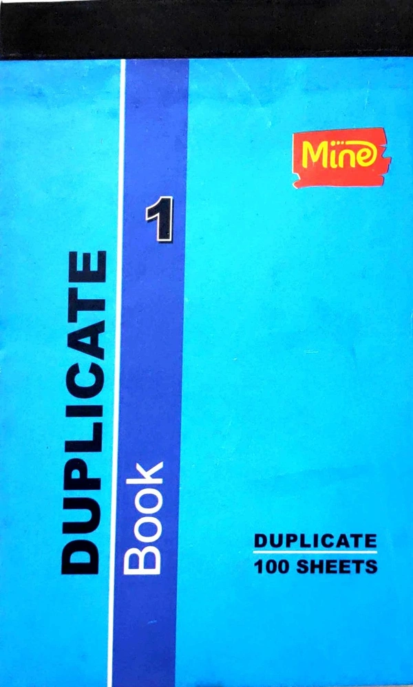 Mine Duplicate Notebook No. 1 - 13.5 cm x 20.6 cm