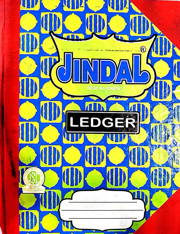 Jindal Ledger Book No. 3 - 14 cm x 21.8 cm