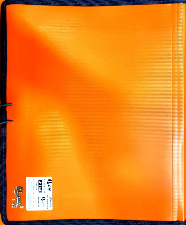 LPM Attache File A4 - A4, Orange, Pink, Blue