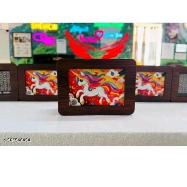 Unicorn Piggy Bank Savings Plan Home Decor Kids Adults Wooden Saving Box with Counter Rs 10000 | 1 Piggy Bank