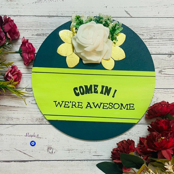 Welcome Board 5  - 10 Inch