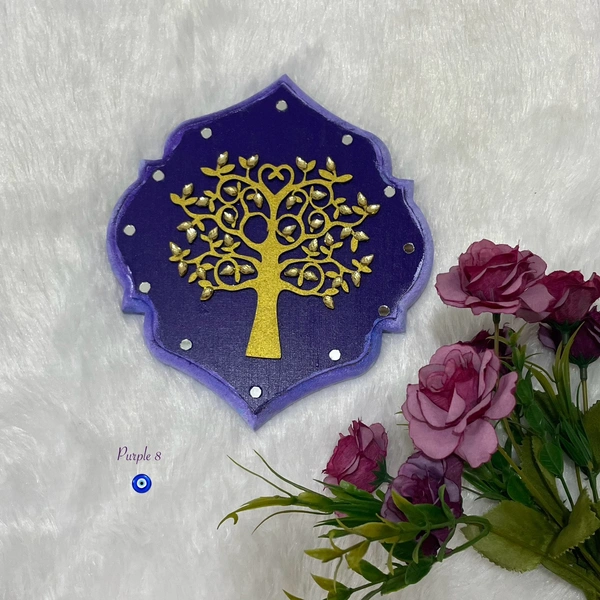Kalpa Vriksh Colour 9 - 8x7 Inch, Violet