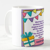 Birthday Mug For Friend  1 - White Mug