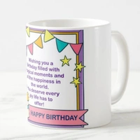 Birthday Mug For Friend  1 - White Mug