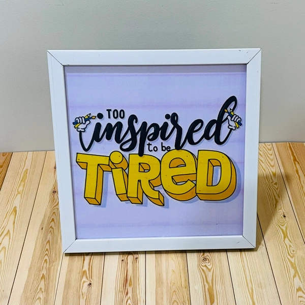 Quote Frame 2 - 8x8 Inch